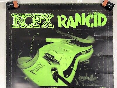 NOFX / RANCID rare original 2002 promo poster BYO Records NOFX / RANCID rare original 2002 promo poster BYO Records
