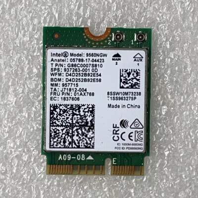 Intel 9560NGW 無線LAN Wifi カード10個セット Amazon.com: Intel 9560NGW Wireless-AC 9560 802.11AC WLAN PCI