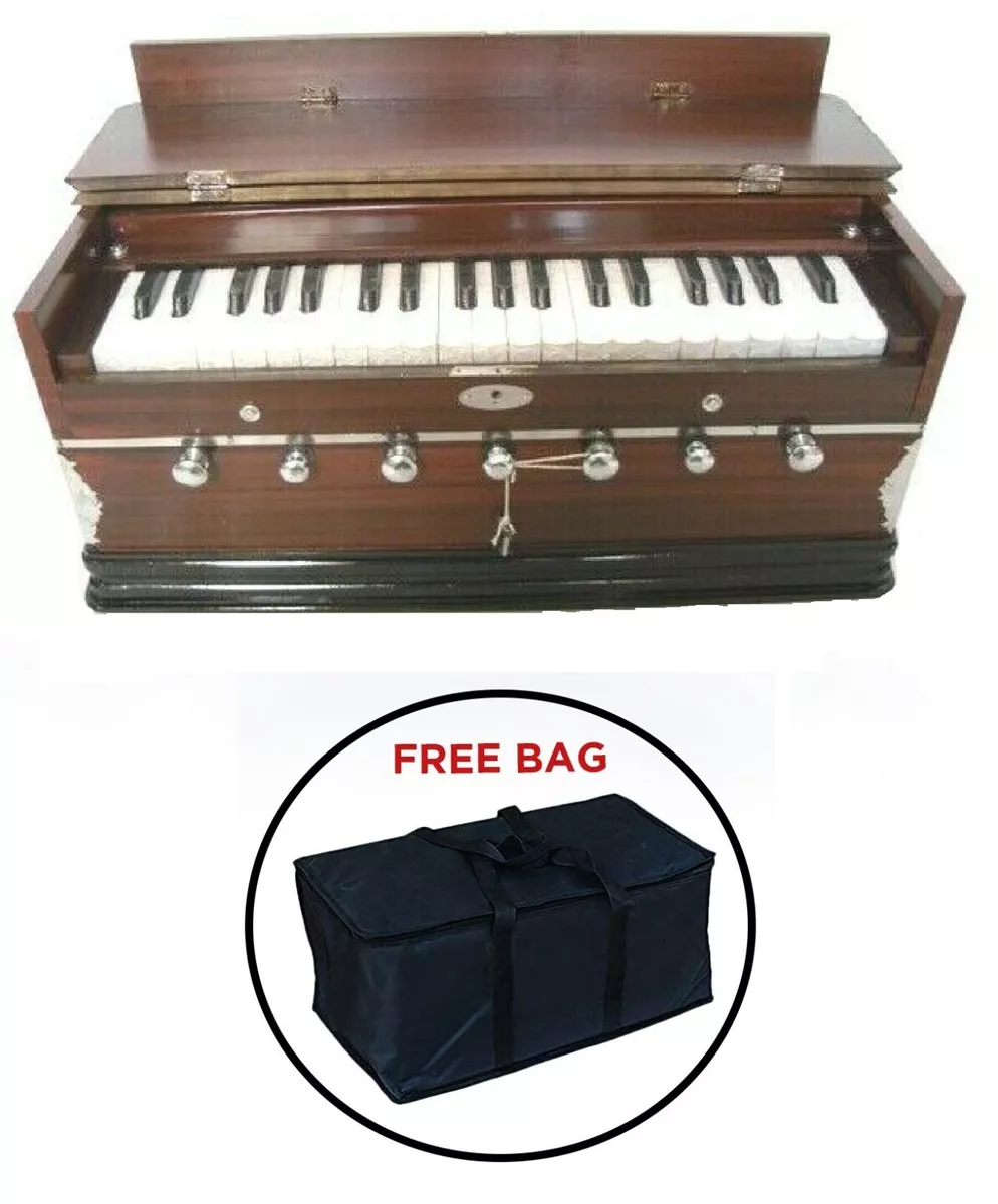 Harmonium With Bag Musical High Class Sound 7 Stopper Double Bellow 39 Key Gift