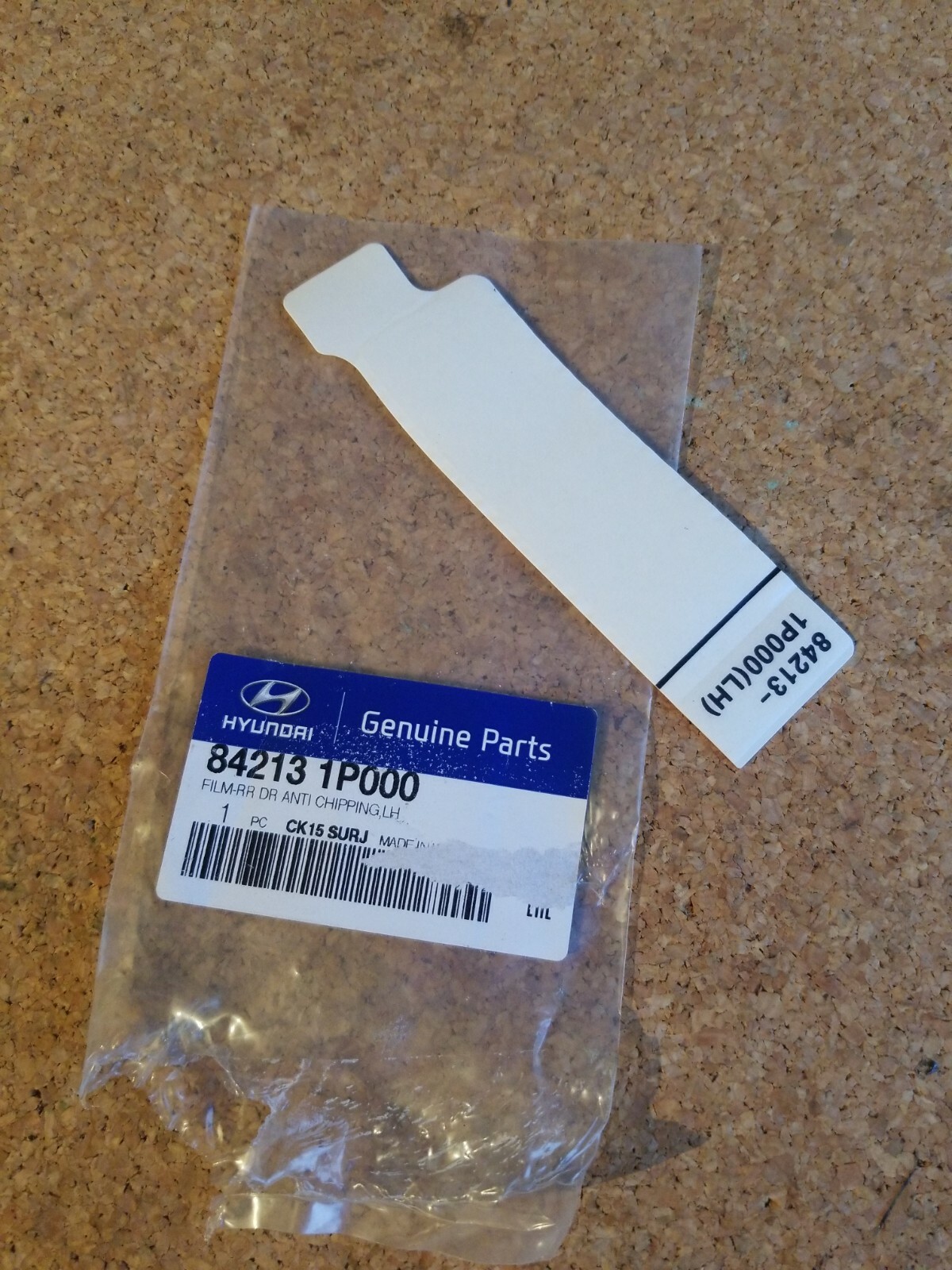 Genuine Hyundai Xi20 LH Anti Chipping Film - 842131P000 for sale  