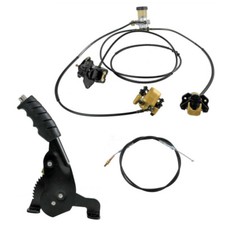 Hydraulic Brake Caliper Hand Brake Lever Cable For Go Kart Quad Golf ATV