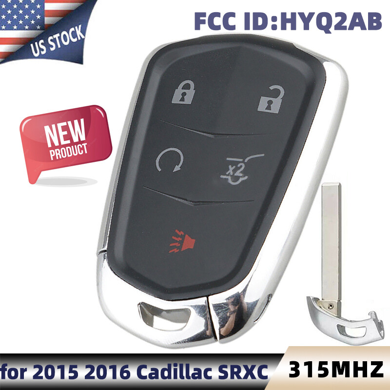 For 2015 2016 Cadillac SRX Keyless Entry Remote Fob 5 Buttons