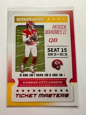 K21,424 - 2020 Rookies and Stars Ticket Masters #1 Patrick Mahomes II