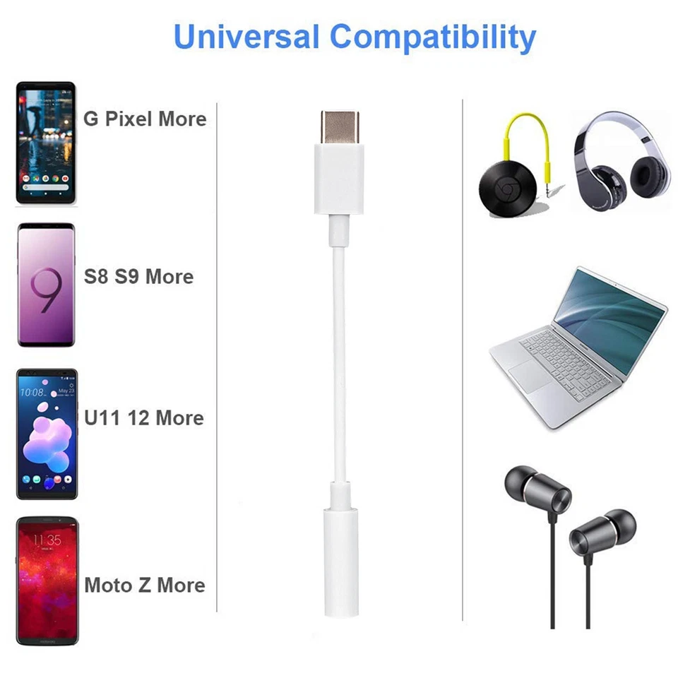 For 2024 M4 M3 iPad Pro 11" 12.9'' USB C to 3.5mm Headphone Jack Hi-Fi DAC Chip - Image 4 of 4