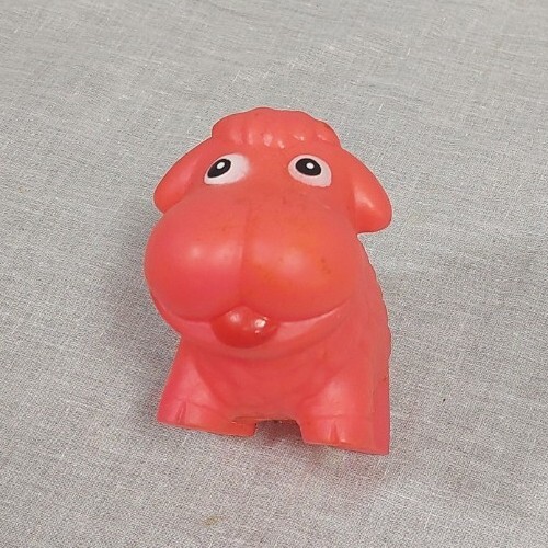 Vtg Rubber Red Dog Squeeze Squeak Toy 1970s 1980s. - Picture 7 of 8