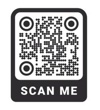 Custom QR Code Sticker 12" Weatherproof Car Decal for Business