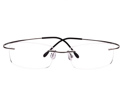 Lentes transparentes con marco de gafas flexibles ópticas sin montura de titanio puro de lujo - Imagen 30 de 31