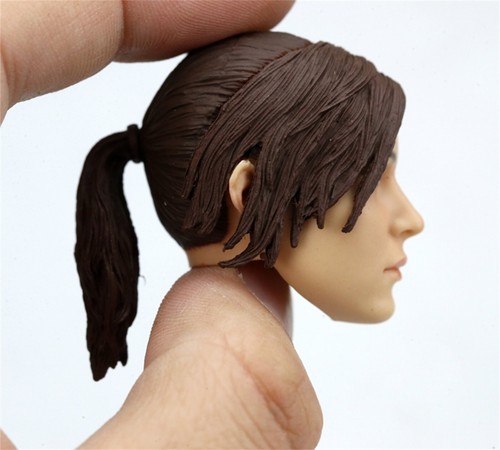 Game Ver. Lara Croft Head Carved 1/6 Scale DIY 12'' Action Figure - Picture 10 of 10