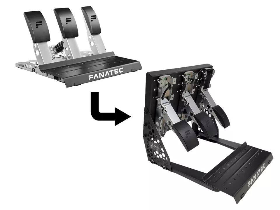  Extreme Sim Racing Inverted Pedals Kit Upgrade for