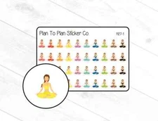 1127~~Yoga Planner Stickers.