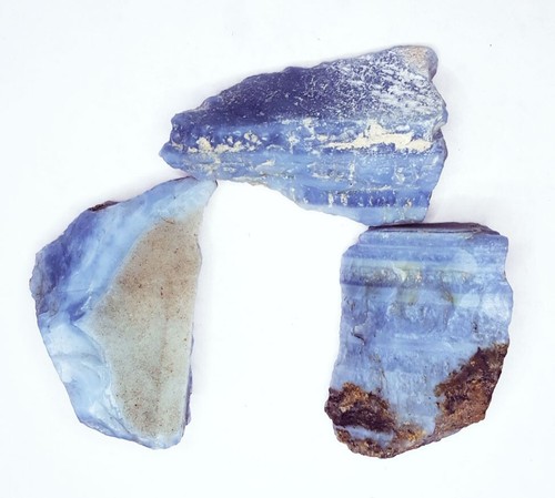 615,72 ct natürlicher blauer Opal loser Edelstein ungeschliffen grobe äthiopische opake Edelsteine - Bild 10 von 10