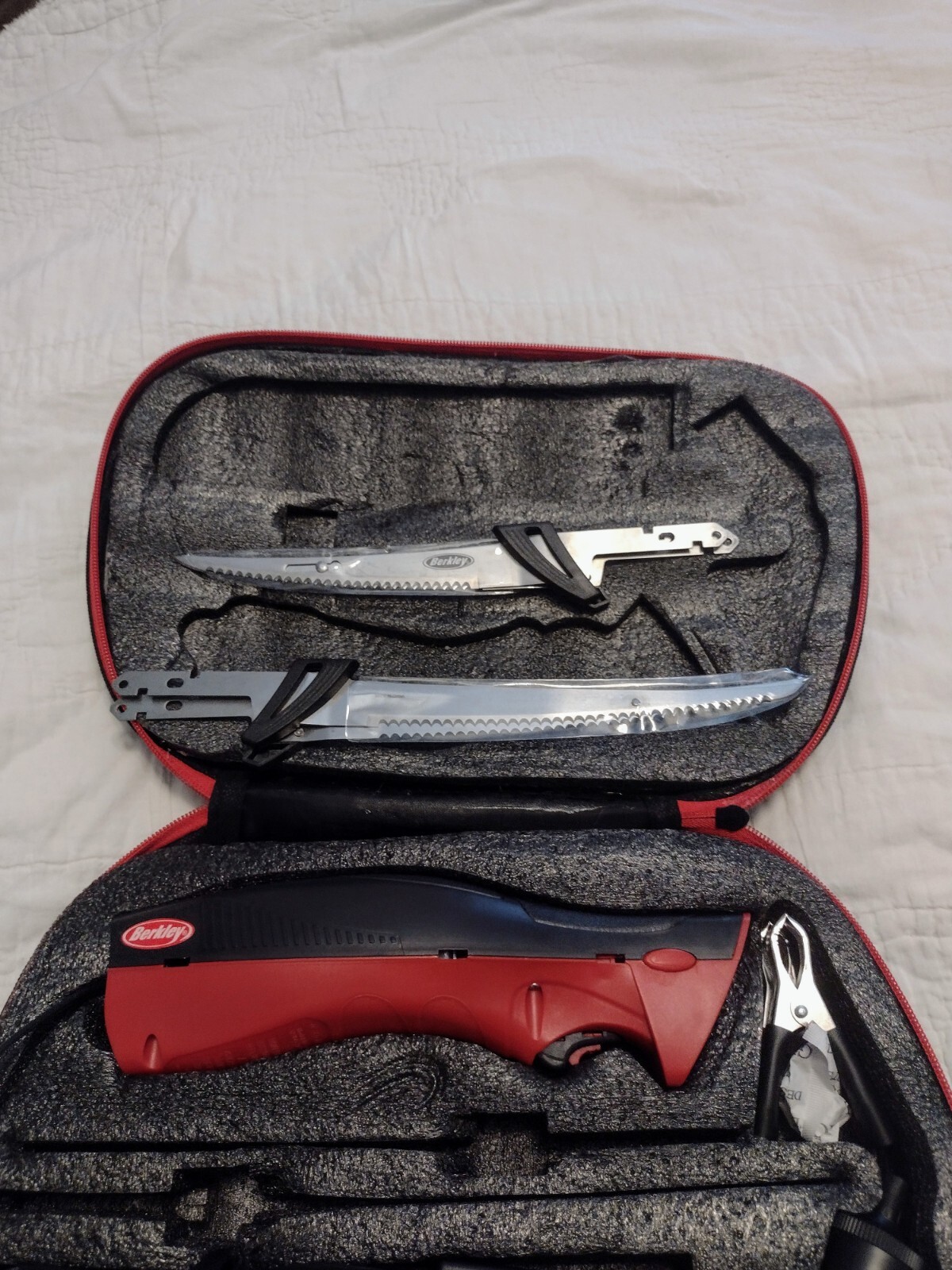 Berkley Fillet Knife Fishing Electric with Stndrd/Vehicle Plg/Bttry