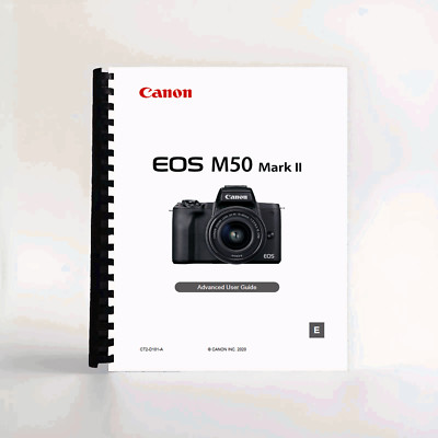 Instruction Manual for Canon EOS M50 Mark II