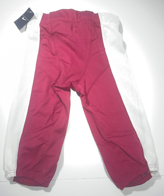 Nike Mach Speed Football Pants Red White With Removable Knee Pads Mens Size  S