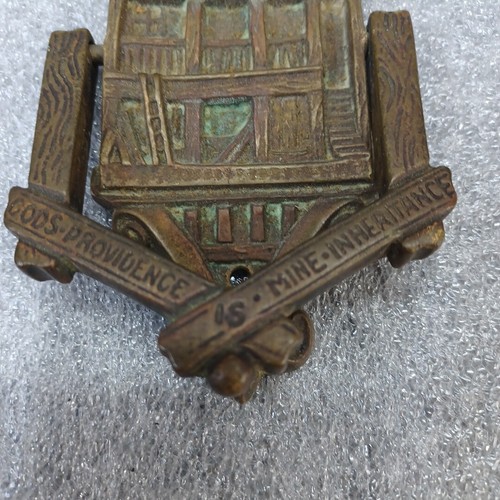 Battiporta in ottone VINTAGE 5,375” X 2,5” - Casa della Provvidenza degli Dei - Foto 5 di 9