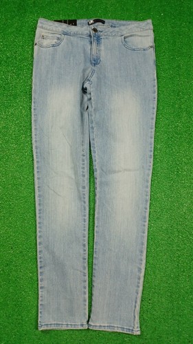 Stretch Mid Rise Skinny Blue Jeans 