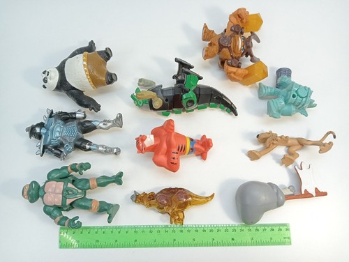 Lot of Children's Toys McDonald's Panda Kung Fu Ninja Turtle Tiger Dinosaur Toys - Picture 17 of 18