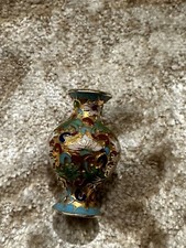 Antique  micro /small Chinese vase cloisonne