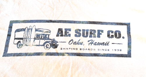 American Eagle Surf Co T-shirt Men's L 100% Cotton Summer Preppy - Afbeelding 2 van 5