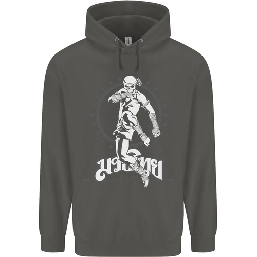 Muay Thai Skeleton MMA Mixed Martial Arts Childrens Kids Hoodie - Picture 58 of 80
