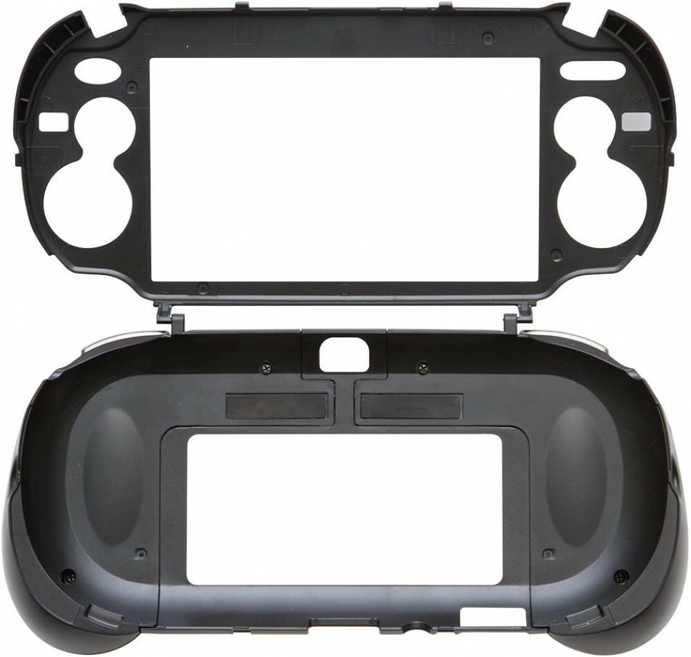 Answer Jpv003b Buttons Mounted Grip Cover For Playstation Vita 1000 Black For Sale Online Ebay