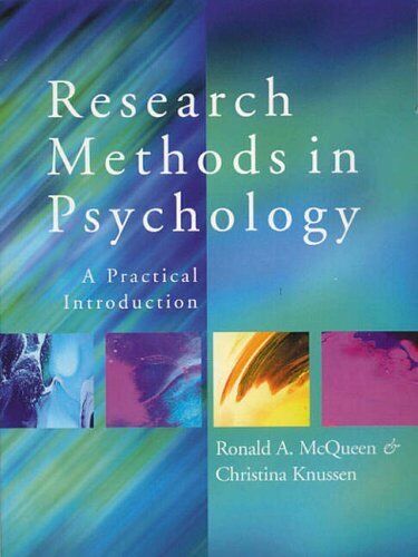 Research Methods in Psychology: A Practical... by Knussen, Dr Christin Paperback - Zdjęcie 1 z 2