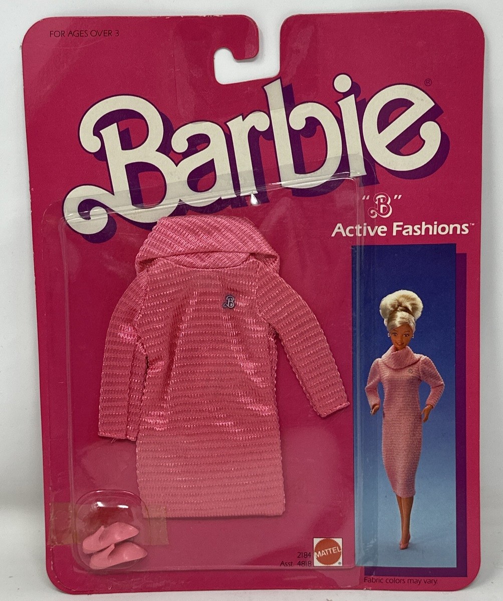 ヴィンテージBarbie Lights & Lace Barbie Doll, Head 1976, Body 1966 w big Pink