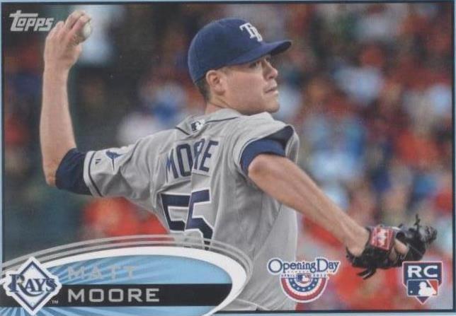 2012 Topps Opening Day - Matt Moore #21 - 1 of 1