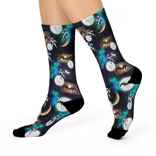 AVA Angels and Airwaves Socken 1 Größe Unisex dehnbar Astronauten Aliens Original - Bild 3 von 7