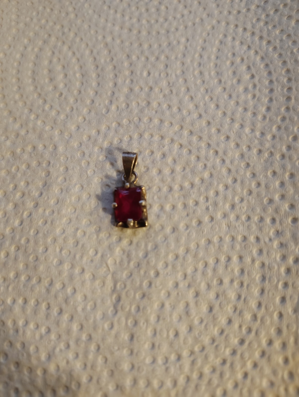 Sterling Silver/Ruby Pendant - image 7