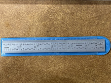 5R Made In USA 6" Rule 32nds, 64ths, 10ths, 100ths