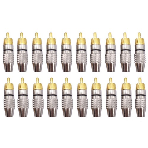 20pcs Adapter Connectors Gold Plated for Audio Speakers/Amplifiers 42 * 11mm - Afbeelding 2 van 24