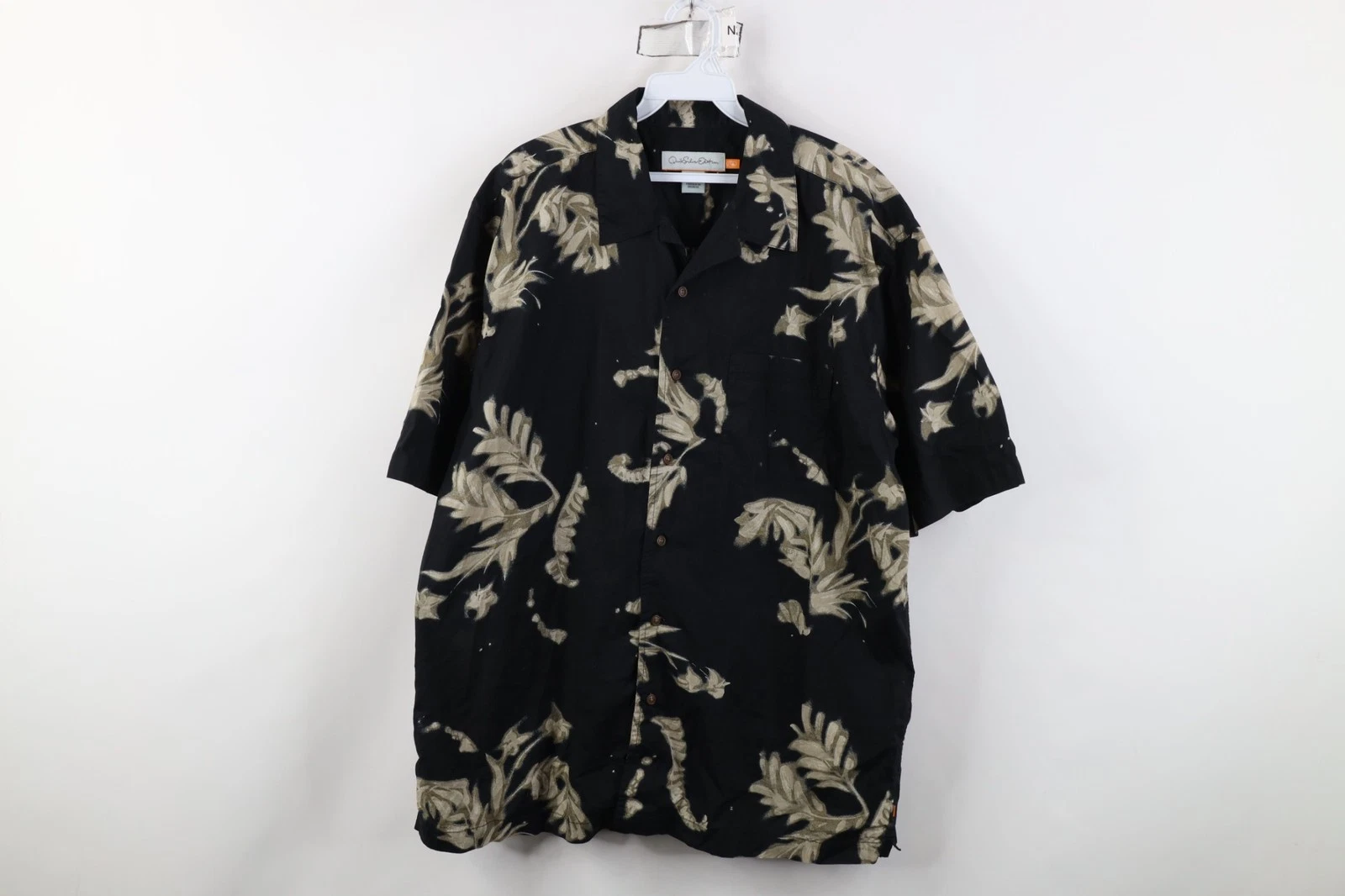 Vintage 90s Y2K Quiksilver Surfing Mens Large Baggy Beach Hawaiian Button Shirt