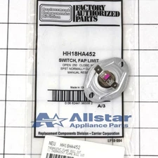 HH18HA452 Carrier Furnace Flame Roll Out Switch