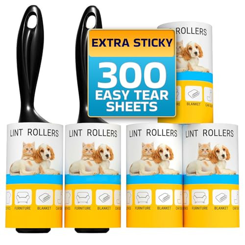 Lint Rollers for Pet Hair, Sticky, Remover for Couch, Clothes Furniture and - Bild 1 von 6