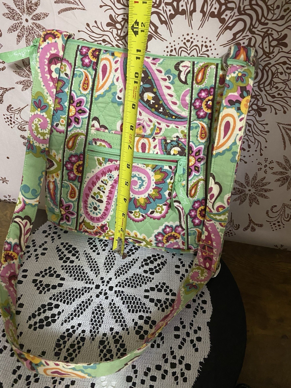 Vera Bradley Tutti Frutti Crossbody Bag Retired Paisley Print