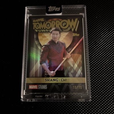 2025 Topps Marvel The Collector Shang-Chi Tomorrow Black /10 Bookend