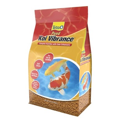 Tetra Pond Koi Vibrance Premium Fish Nutrition with Color Enhancers, 5.18 LB