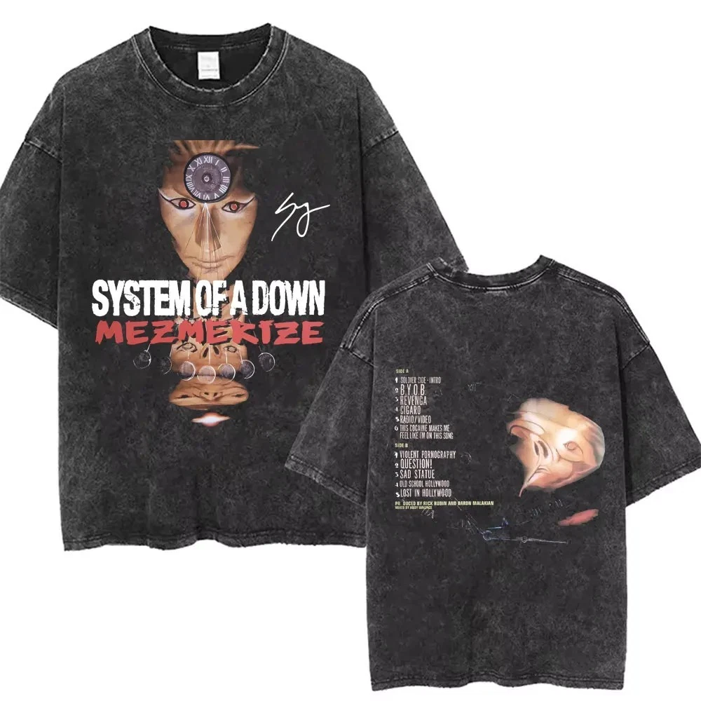 System Of A Down T-Shirts Graphic Print SOAD Tees Cotton Unisex Tops And Shirts
Opens in a new windo