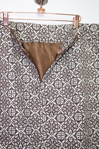 Rafaella Woman Skirt 16W 98% Cotton 2% Spandex Zip Back - Picture 4 of 7