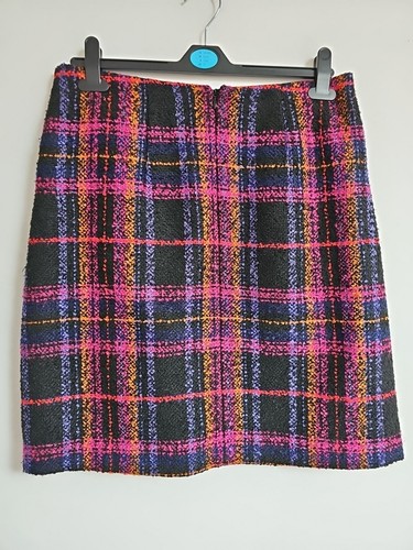 Laura Ashley knielanger schicker bunter Rock Schottenmuster Größe 12 - Bild 5 von 6