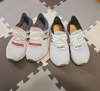New Balance (2 Pairs) Men's Fresh Foam Roav V1 Running White Eclipse Size 8.5 w