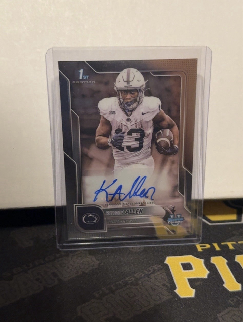 2025 Bowman Chrome U University Kaytron Allen 1st Auto #BCA-KA Penn State