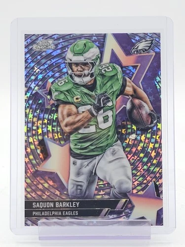 2025 Topps Cosmic Chrome Saquon Barkley Base (RAW)