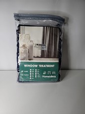 Homeideas Navy Blue Window Treatment, Drapes/Curtains, 52" X 84", 2 Panels