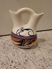 Small Wedding Vase Native American Pottery 5 1/2" Tall