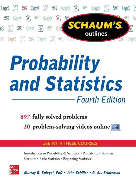 Schaum's Outline Of Probability And Statistics, 4Th Edition | Schiller (U. A.)-image