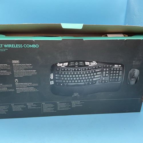 Logitech Comfort Wireless Combo Keyboard & Mouse 920-008973 Open Box - Zdjęcie 3 z 8