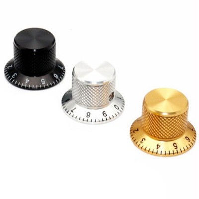 Gitarre Audio Control in Style Set mit zwei Aluminium Potentiometer Reglern 6 mm