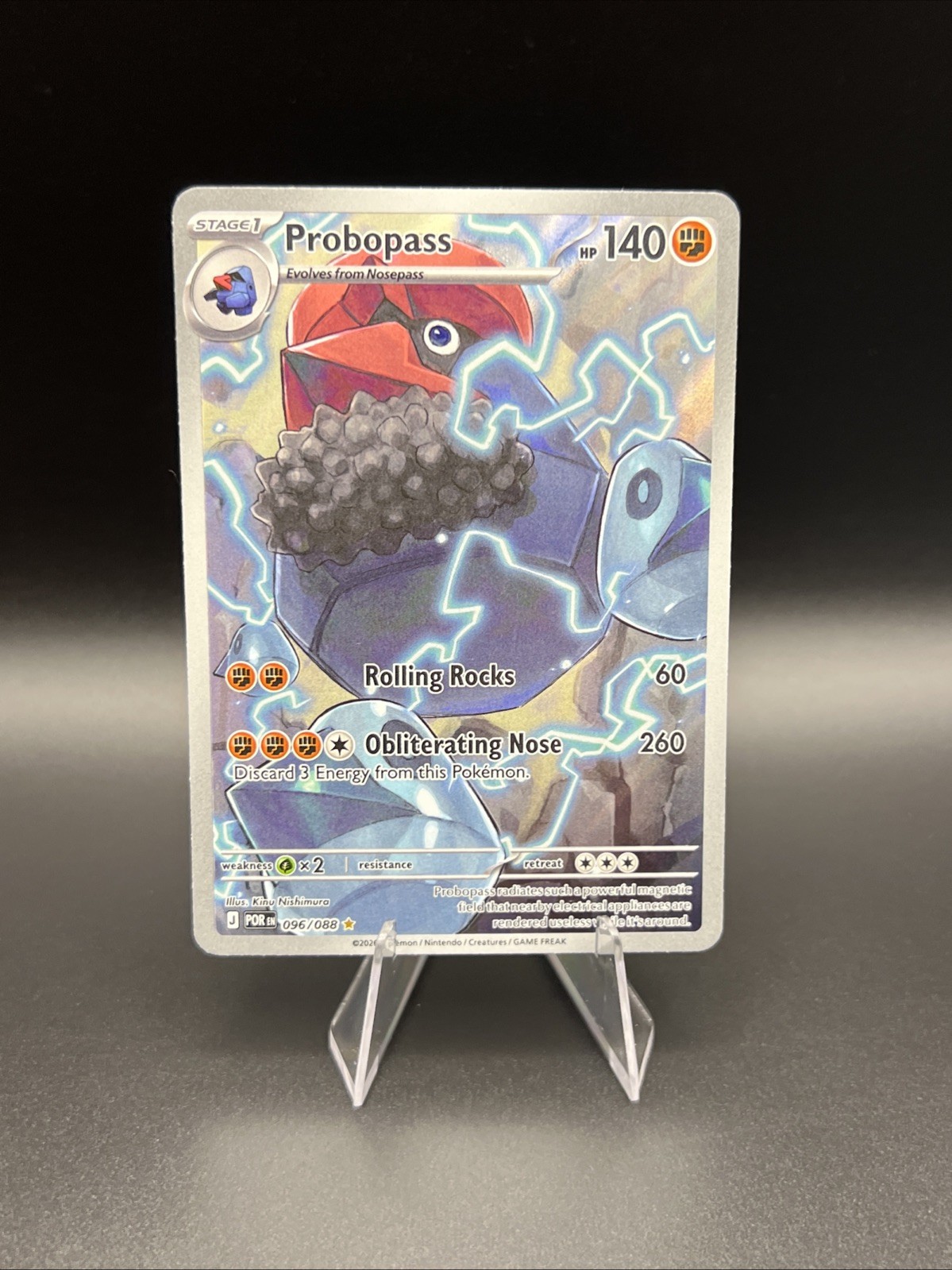 Pokemon Probopass 096/088 Perfect Order IR Illustration Rare MINT